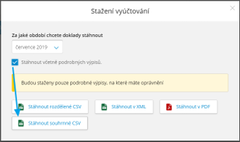 Vyúčtování 1